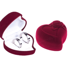 Herz klein bordeuaxrot