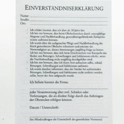 Einverständnis- Erklärung