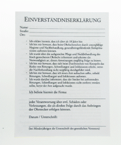 Einverständnis- Erklärung