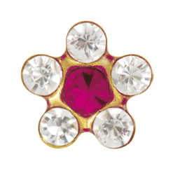 Chrystal / Rose Vergoldet