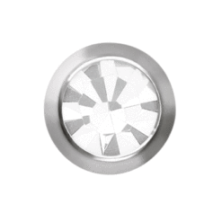 Kristall 2mm Palladiumweiß