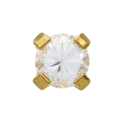 Chrystal 3mm Vergoldet