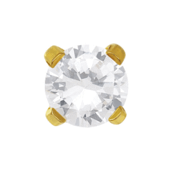 Chrystal 4mm Vergoldet