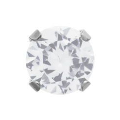 Chrystal 5mm Palladiumweiß