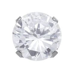 Chrystal 6mm Palladiumweiß