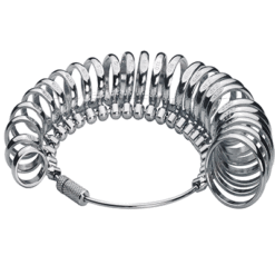 Ringmaß verchromt, einzeln